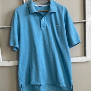 Southern Tide Aqua Polo Shirt
